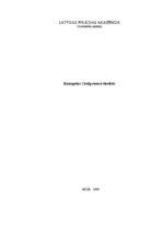 Konspekts 'Civiltiesisko strīdu izskatīšana šķīrējtiesās', 1.