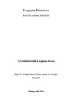 Konspekts 'Administratīvās rajonu tiesas', 1.