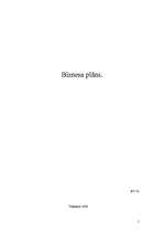 Biznesa plāns 'SIA "Smaidas"', 1.