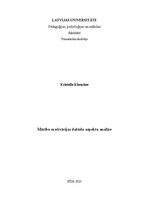 Eseja 'Mācību motivācijas dažādu aspektu analīze', 1.