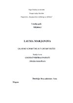 Konspekts 'Galvenie normatīvie akti grāmatvedībā', 1.