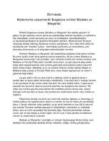 Eseja 'Modernisma izpausmes Mihaila Bulgakova romānā "Meistars un Margarita"', 1.