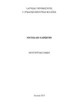 Konspekts 'Sociālais gadījums', 1.