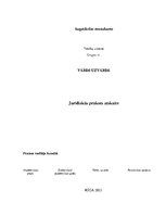 Prakses atskaite 'Juridiskā prakse Valsts policijā', 1.