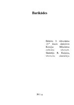 Referāts 'Barikādes', 1.