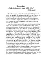 Eseja '"Neko šajā pasaulē nevar dabūt tūlīt." Imants Ziedonis', 1.