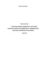 Konspekts 'Politisko debašu rāmējums', 1.