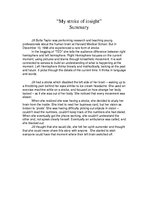 Konspekts 'Summary "My Stroke of Insight"', 1.