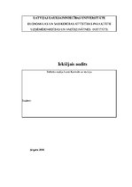 Referāts 'Iekšējais audits', 1.
