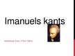 Prezentācija 'Imanuels Kants, apgaismība', 1.