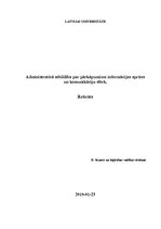 Referāts 'Administratīvā atbildība par pārkāpumiem informācijas aprites un komunikāciju sf', 1.