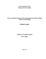 Referāts 'Viesu uzņemšanas dienesta darba organizācijas izvērtēšana dažāda lieluma viesnīc', 1.