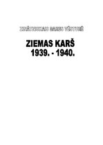 Referāts 'Ziemas karš (1939.-1940.gads)', 1.