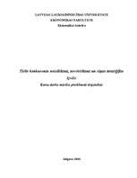 Referāts 'Tiešo konkurentu noteikšana, novērtēšana un cīņas stratēģijas izvēle', 1.