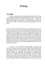 Konspekts 'Ecology', 1.