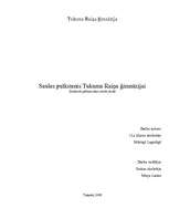Referāts 'Saules pulkstenis Tukuma Raiņa ģimnāzijai', 1.