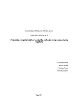 Prakses atskaite 'Projekcijas rentgena iekārtas konstanšu pārbaude', 1.