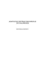 Referāts 'Adaptācijas grūtības sākumskolas vecuma bērniem', 1.
