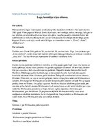 Konspekts 'Vasaras lasīšana', 1.