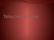 Prezentācija 'Talsu tautas tērps', 1.