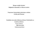 Konspekts 'Nestabilitāte ekonomikā. Inflācijas problēmas. Nodarbinātība un bezdarba problēm', 1.