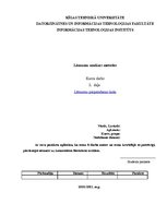 Referāts 'Lēmumu pieņemšanas koki', 1.