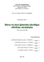 Referāts 'Bērnu no riska ģimenēm labvēlīgas attīstības veicināšana', 1.