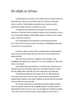 Eseja 'Kā izkļūt no krīzes', 1.