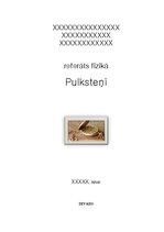 Referāts 'Pulksteņi', 1.