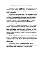 Eseja 'Mans modernisma virziens - ekspresionisms', 1.