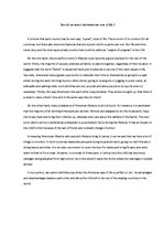 Eseja 'Should We Reject an American Way of Life?', 1.