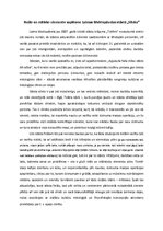 Eseja 'Reālo un mītisko elementu saplūsme Laimas Muktupāvelas stāstā "Slieka"', 1.