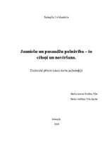 Referāts 'Jauniešu un pusaudžu pašnāvības, to cēloņi un novēršana', 1.