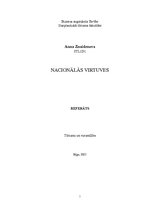 Referāts 'Nacionālās virtuves', 1.