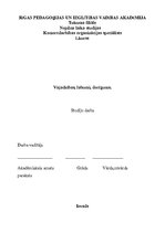 Referāts 'Vajadzības, labumi, derīgums', 1.