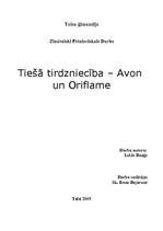 Referāts 'Tiešā tirdzniecība', 1.