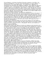 Eseja 'Describe the Theory of Endosymbiosis and the Arguments for and Against This Theo', 1.