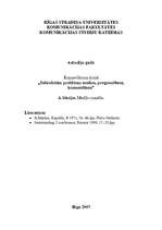 Eseja 'Preču fetišisms ', 1.