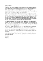 Eseja 'Vēstule Edgaram "Purva bridējs"', 1.