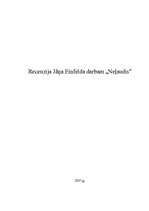 Referāts 'Recenzija J.Einfelda darbam "Neļaudis"', 1.