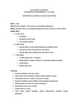 Konspekts 'Integrētās mācības sākumskolā', 1.