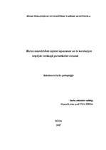 Diplomdarbs 'Bērna mazvērtības izjūtas izpausmes un to korekcijas iespējas vecākajā pirmsskol', 1.