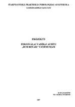 Referāts 'Personālvadības audits', 1.