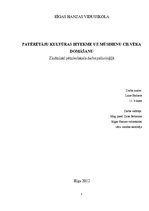 Referāts 'Patērētāju kultūras ietekme uz mūsdienu cilvēka domāšanu', 1.