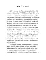 Referāts 'AIDS in Africa', 1.