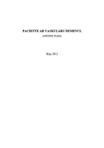 Paraugs 'Paciente ar vaskulāru demenci', 1.