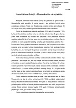 Eseja 'Autoritārisms Latvijā – likumsakarība vai nejaušība', 1.