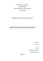 Referāts 'Brexit: norise, ieguvumi un zaudējumi', 1.