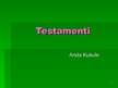 Prezentācija 'Testamenta veidošana, tuvie radinieki, atstumšana no mantojuma', 1.