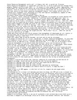 Eseja 'Human Resource Management Works Well in Theory but not in Practice ', 1.